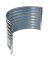 24" GALV RND AREA WALL