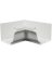 Spectra Metals 5 In. Aluminum White Mitre Gutter Inside Corner