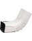 Spectra Metals 2 x 3 In. Aluminum White Front Downspout Elbow