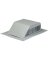 Airhawk 50 In. Gray Aluminum Slant Back Roof Vent