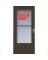 36" BRN SCREENAWAY DOOR