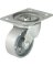 PLATE CASTER SWIVEL 4"