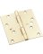 4" SATIN BRASS SQUARE DOOR HINGE