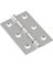 National 2 In. x 1-3/8 In. Satin Nickel Broad Hinge (2-Pack)