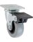 2" Swivel Plate Caster w/Brake