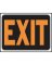 9x12 Exit Sign Plastic