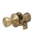 Kwikset Tylo Antique Brass Entry Door Knob