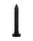 4CT .5X3" HX BLK LAGBOLT