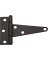 4" XTRA HVY DUTY T HINGE BLK