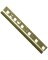 Knape & Vogt 255 Series 36 In. Brass Mortise-Mount Pilaster Shelf Standard
