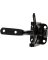 SELF-LOCKING GATE LATCH BLACK