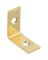 1"X1/3" CORNER BRACE SOLID BRASS