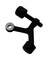BLK HINGE PIN DOOR STOP