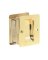 POCKET DOOR LATCH PULL BRASS