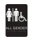 BRAILLE ALL GENDER SIGN