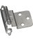 HINGE 3/8" INSET SELF-CLOSING