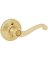 Schlage Polished Brass Flair Privacy Door Lever