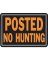 Alum No Hunt Sign