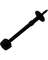 BLK RIGID DOOR STOP