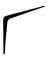 12X14" BLK SHLF BRACKET