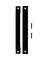 10" BLK MDRN GATE PULL