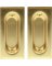 OBLONG  DOOR PULL BRASS