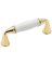 WHITE POL BRASS PULL