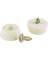 Do it 7/8 In. Round Off-White Furniture Bumpers, (4-Pack)