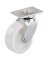 2" WHITE PLATE CASTER