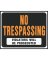 15X19 NO TRESPASS SIGN