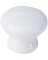 KNOB CERAMIC WHITE D/C