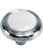 1-1/4" WH/CHROME KNOB