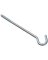 SCREW HOOK ZINC 3/8X10"