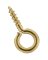 SCREW EYE 15/32 BRASS 7PC D/C