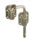 1-1/2" NICKEL DOOR LATCH