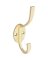 5-1/2" PB COAT/HAT HOOK