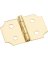 HINGE 5/8X1"DECO.SOL.BRASS