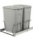 GARBAGE CAN 29QT DBL PULL-OUT