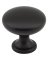 KasaWare 1-3/16 In. Diameter Zinc Diecast Matte Black Cabinet Knob (4-Pack)