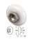 M6002 ROLLER,SHOWER 7/8"