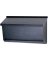 BLK HORZNTL WALL MAILBOX