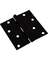 4" BLACK DOOR HINGE