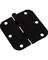 3.5" BLK HINGE 5/8" RAD