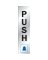 8-1/2x2 PUSH SIGN