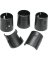 4 PK BLACK PLASTIC CLIP