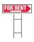 SIGN FOR RENT