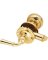 STORM DOOR LATCH-   POL.BRASS