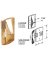 2PK WOOD WINDOW LOCK