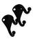 2PK COAT&HAT HOOK BG