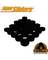 48pc 1" Brown Felt Pad